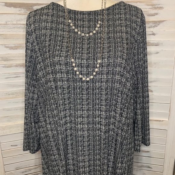 J Jill Wearever Collection Jacquard Knit Dress XL - Picture 2 of 9